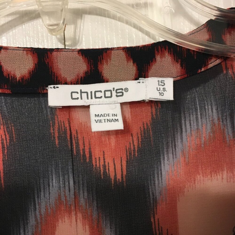 Chico's Polyester Ruffle Blouse - image 2